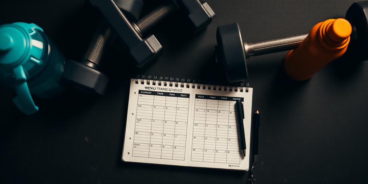 Planificación semanal de entrenamiento híbrido con mancuernas
