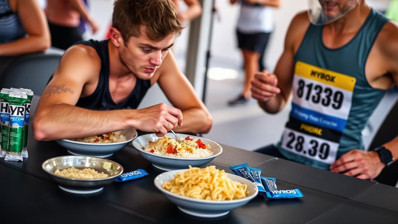 Qué comer antes de una carrera Hyrox