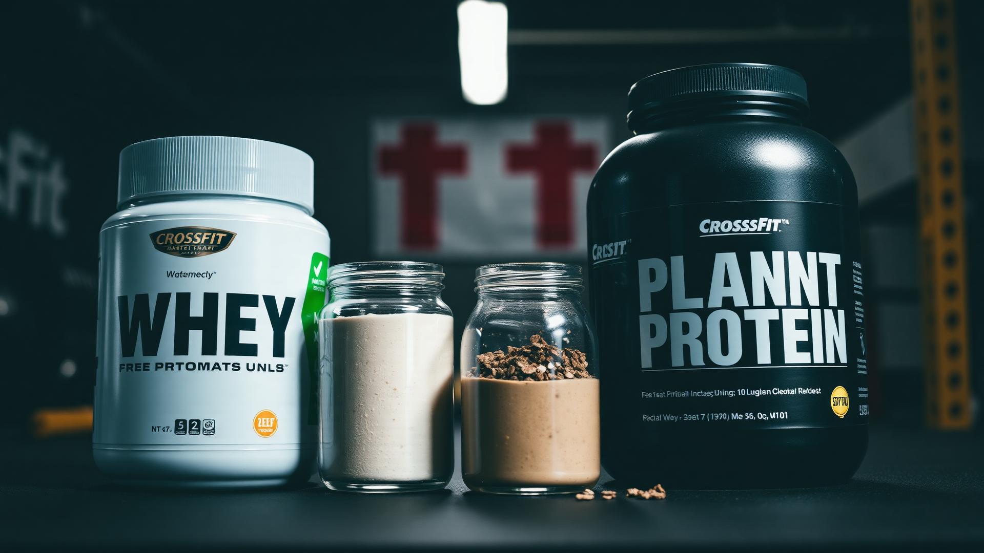 Proteína whey vs vegetal: cuál es mejor para CrossFit
